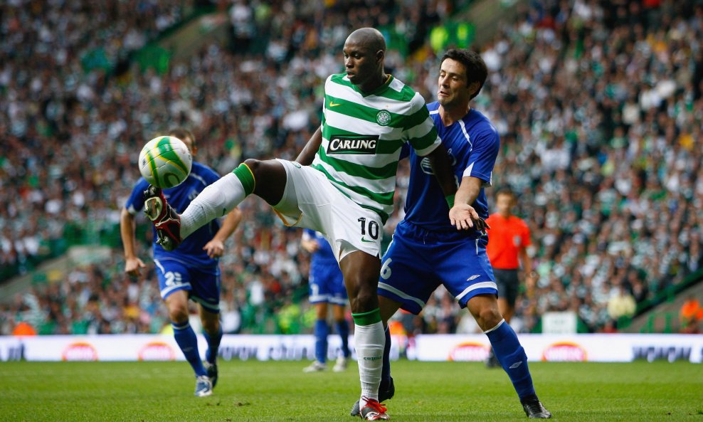 Leandro Fernandez; Marc-Antoine Fortune  (Celtic - Dinamo Moskva)