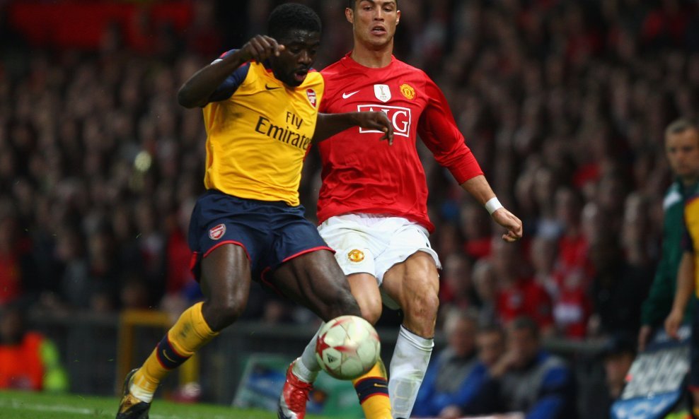 Kolo Toure (Arsenal) i Cristiano Ronaldo (Manchester United)