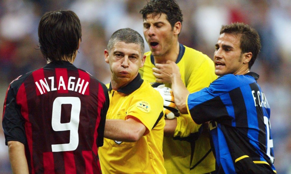 Inzaghi (AC Milan) i Cannavaro (Inter)