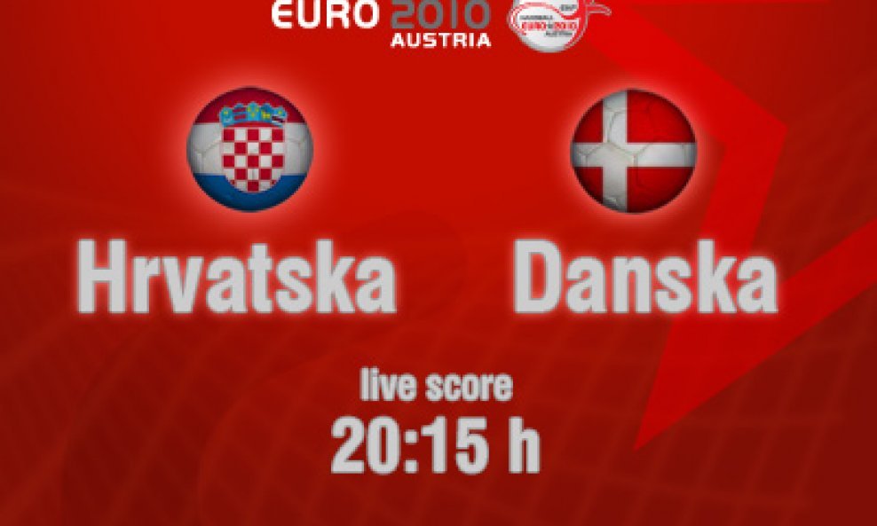 Live score Hrvatska Danska