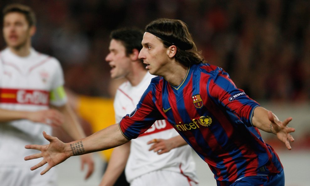 Stuttgart - Barcelona, Zlatan Ibrahimović, Liga prvaka 2009-10