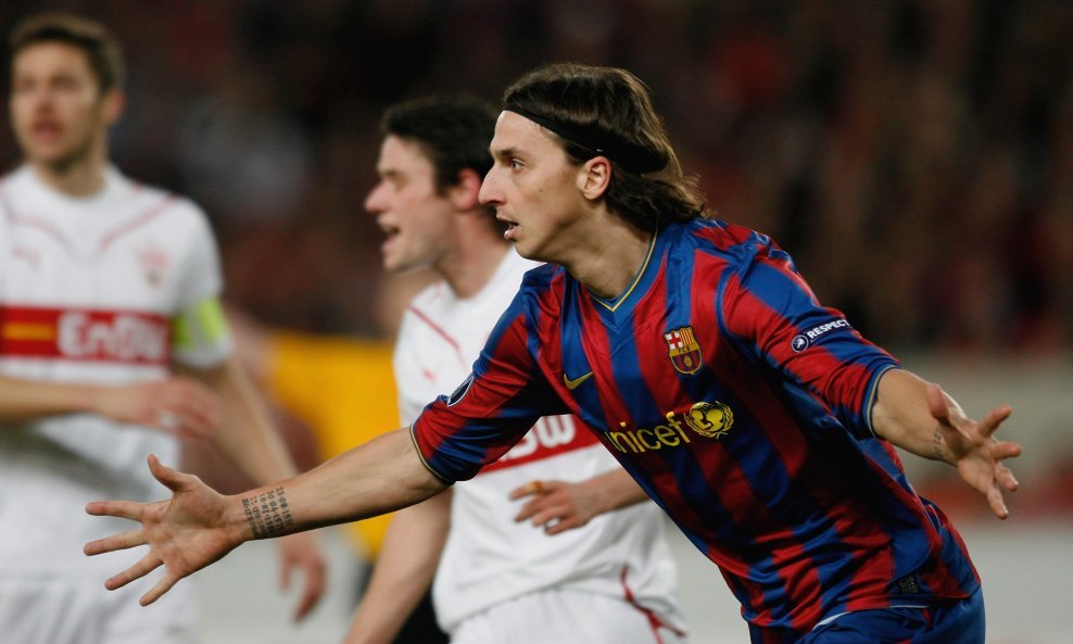 Stuttgart - Barcelona, Zlatan Ibrahimović, Liga prvaka 2009-10