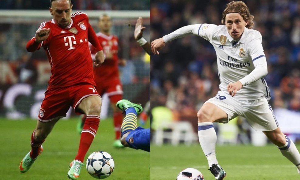 Ribery i Modrić