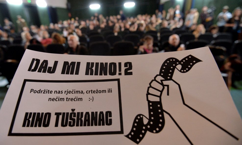 Press konferencija u Tuškancu povodom akcije 'Daj mi kino 2'