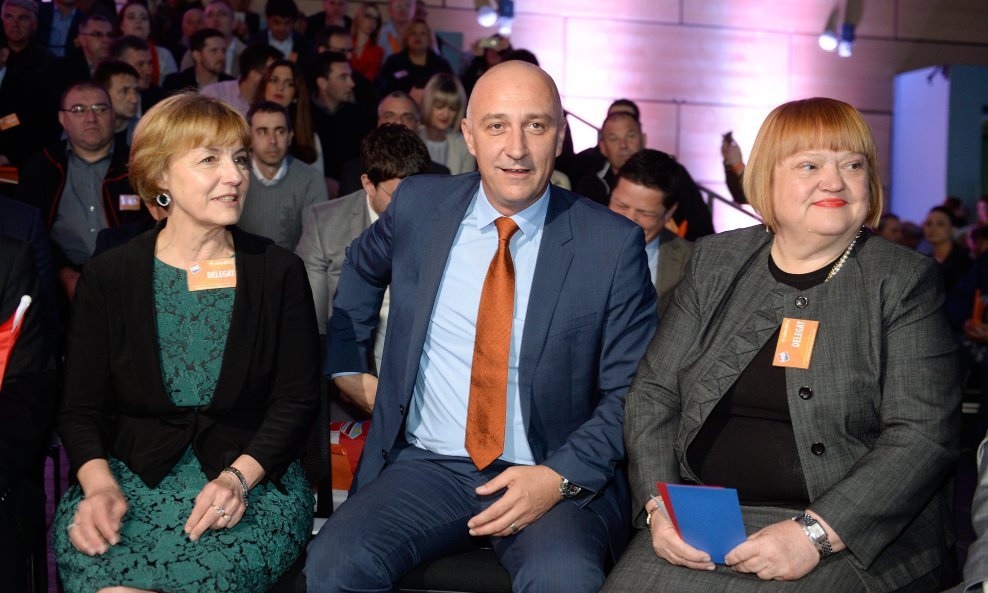 Vesna Pusić, Ivan Vrdoljak i Anka Mrak Taritaš