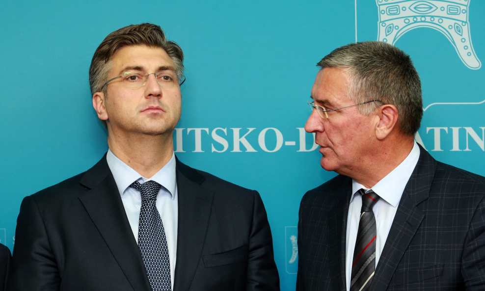 Andrej Plenković i Zlatko Ževrnja