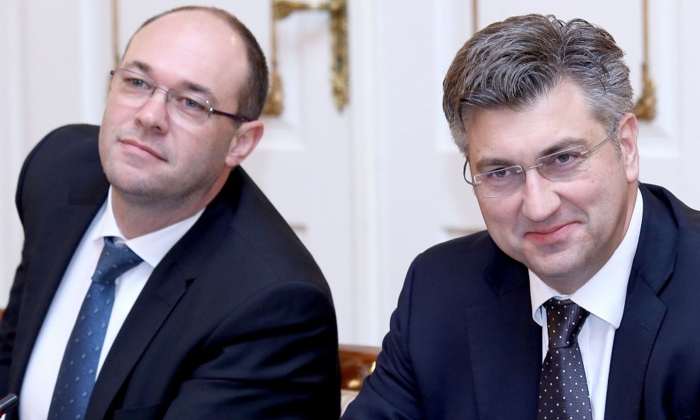 Davor Ivo Stier i Andrej Plenković