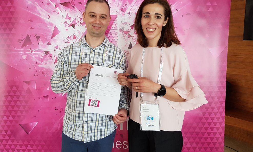 Ivica Ivanušić i Livia Novaković (Hrvatski Telekom)