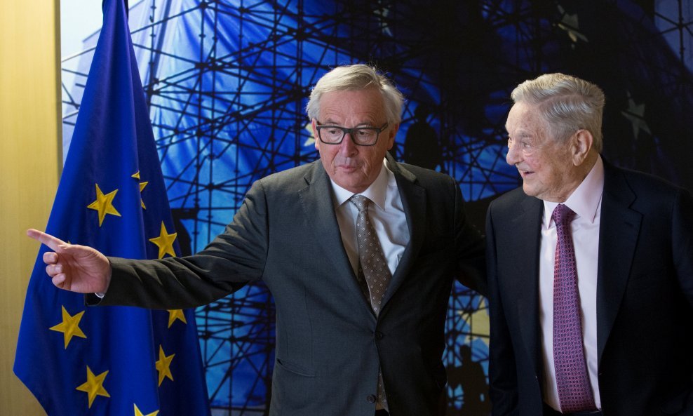 Jean-Claude Juncker i George Soros