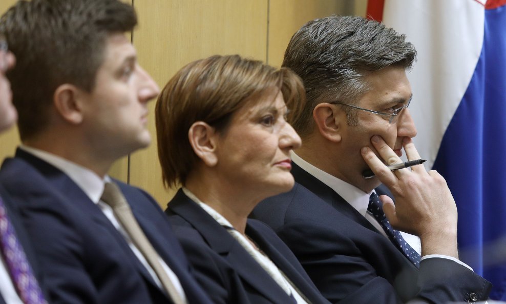 Zdravko Marić, Martina Dalić i Andrej Plenković