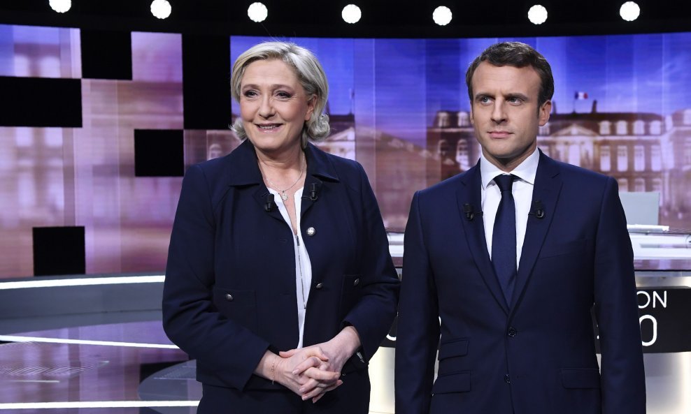 TV debata Marine Le Pen i Emmanuel Macron uoči drugog kruga predsjedničkih izbora u Francuskoj 2017.