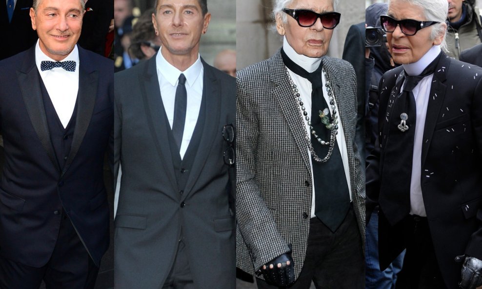 Stefano Gabbana i Karl Lagerfeld