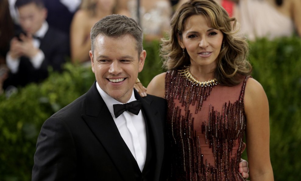 Luciana Barroso i Matt Damon