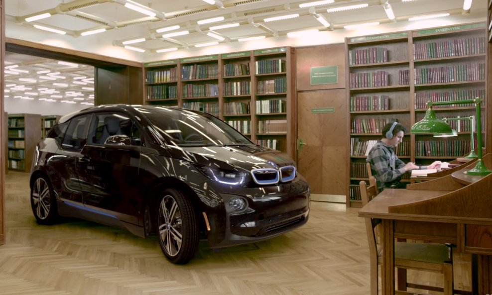 BMW i3 u knjižnici