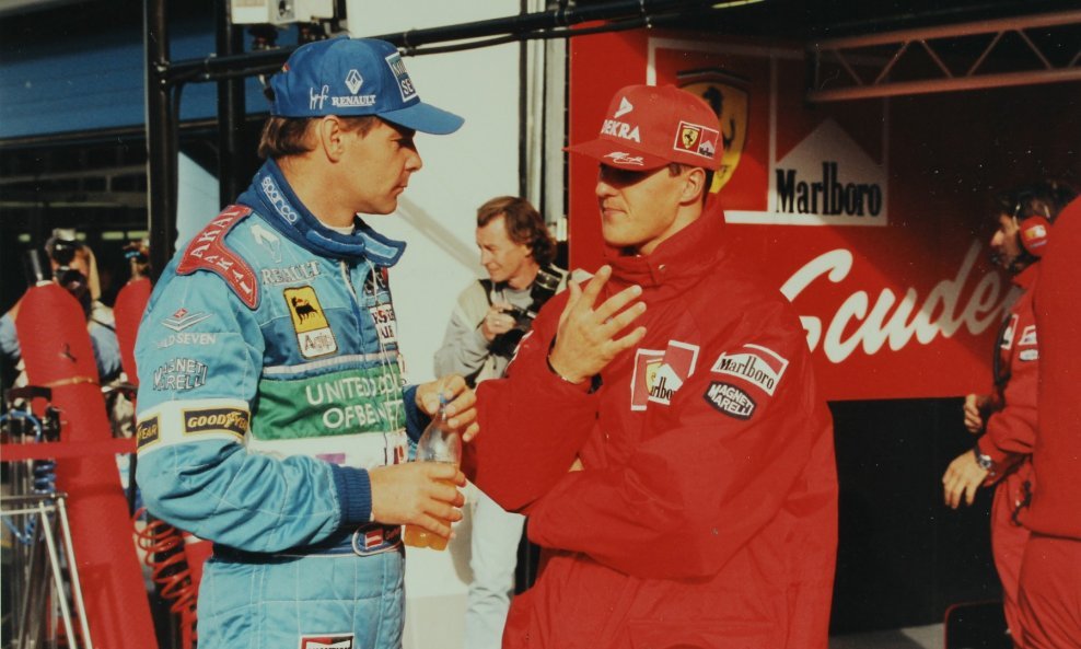 Gerhard Berger i Michael Schumacher