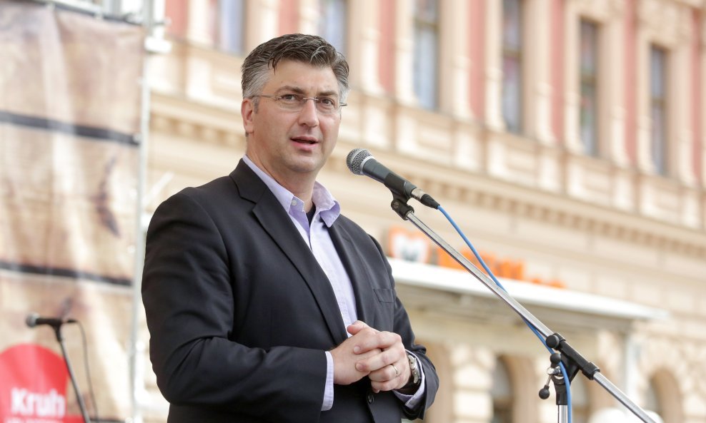 Andrej Plenković na manifestaciji 'Doručak s hrvatskih farmi'