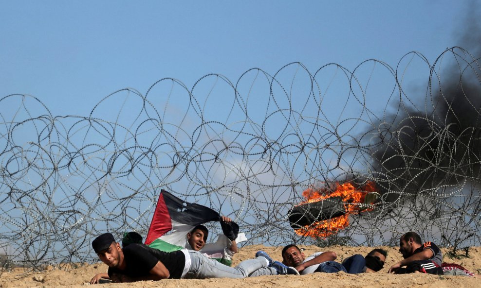 Palestinski prosvjednici sukobili se s izraelskim snagama