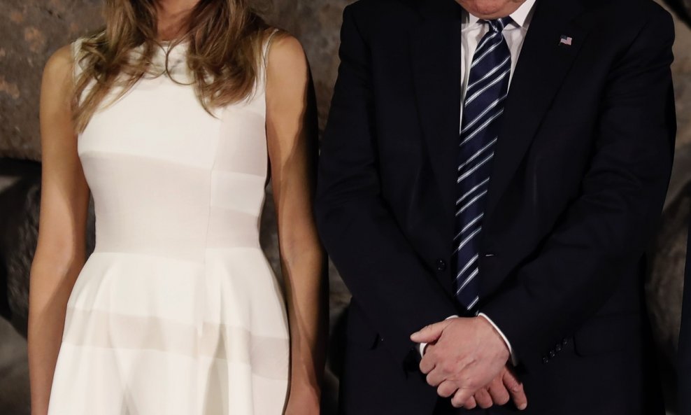 Trump sa suprugom u Izraelu