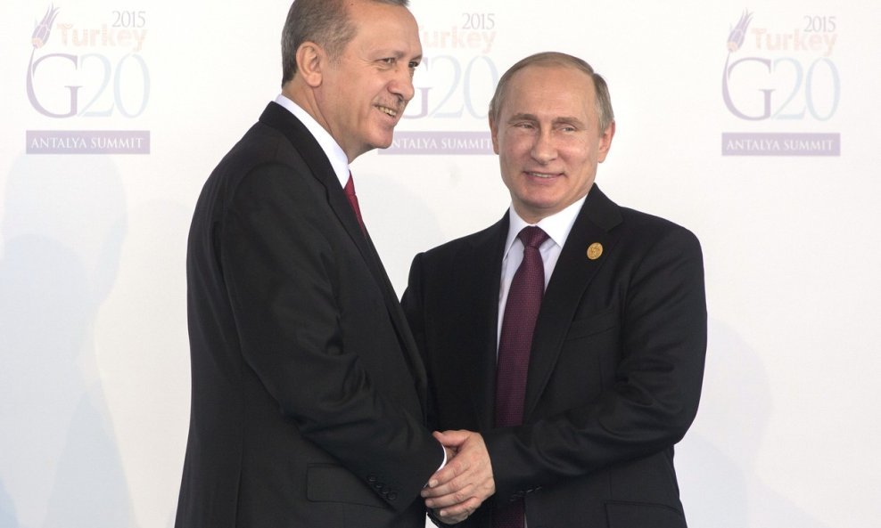 Recep Tayyip Erdogan i Vladimir Putin