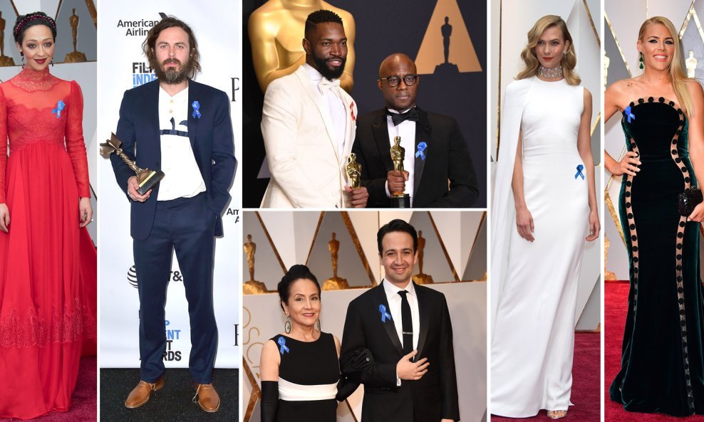 Ruth Negga, Casey Affleck, Tarell Alvin McCraney i Barry Jenkins, Lin-Manuel Miranda s majkom, Karlie Kloss i Busy Phillipps
