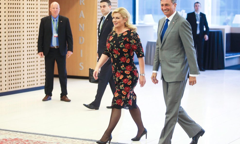 Kolinda Grabar Kitarović i Borut Pahor