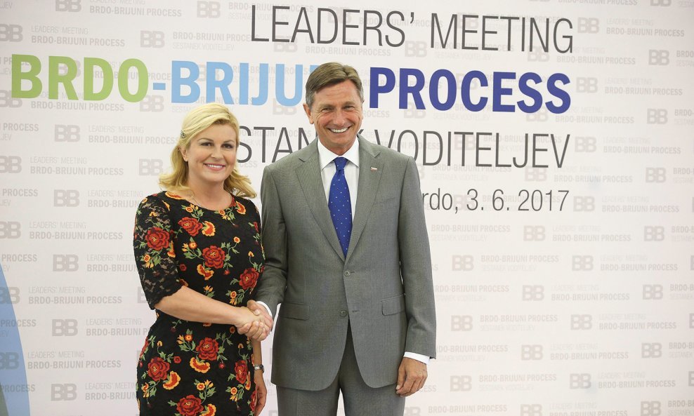 Kolinda Grabar Kitarović i Borut Pahor