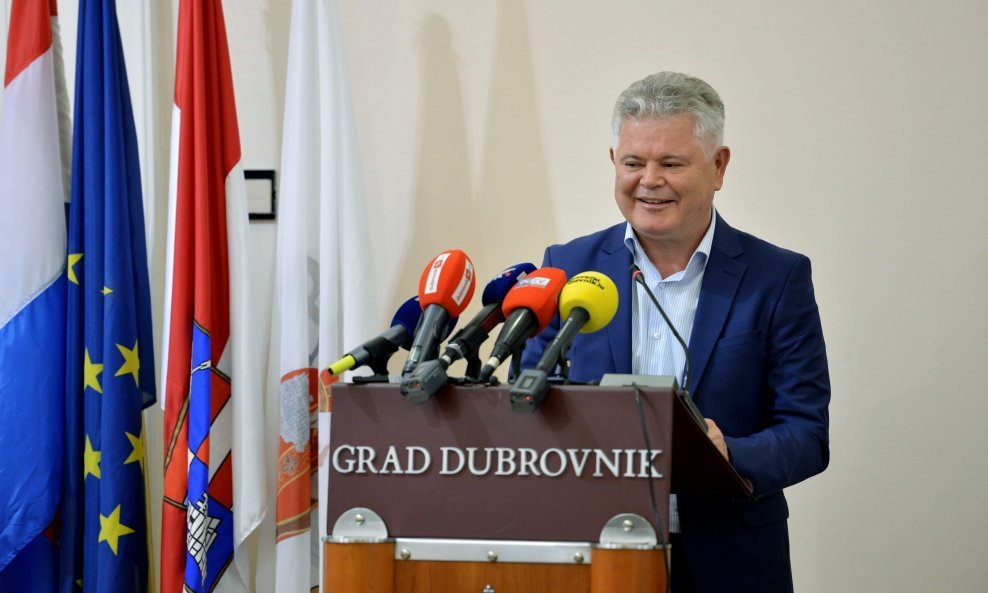 Andro Vlahušić - posljednji puta kao gradonačelnik Dubrovnika