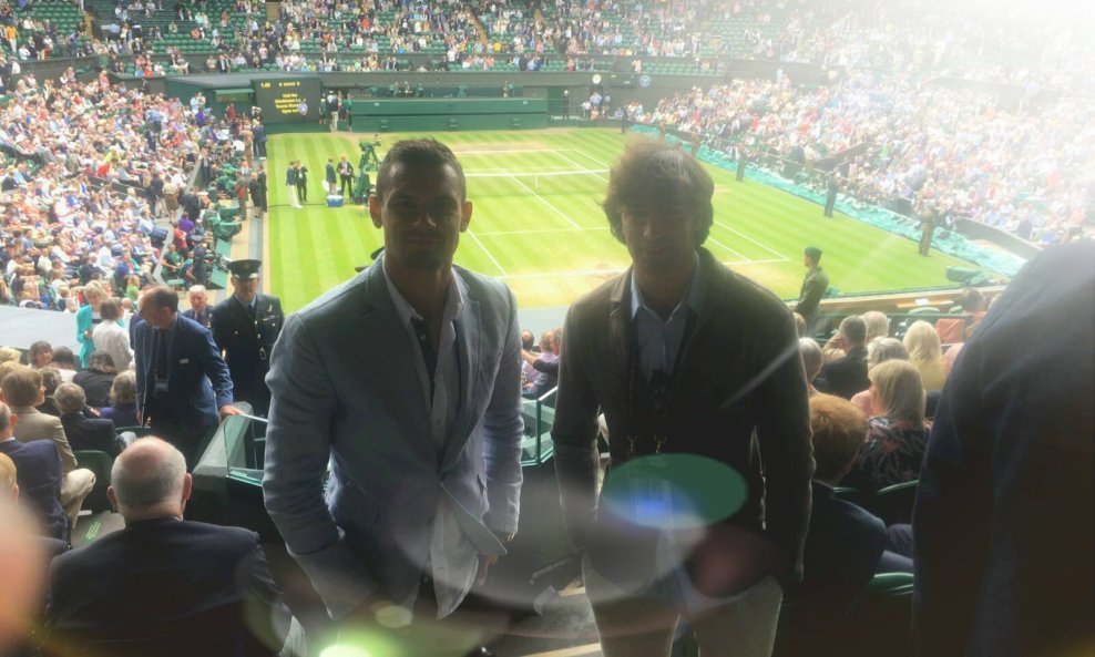 Dejan Lovren na Wimbledonu