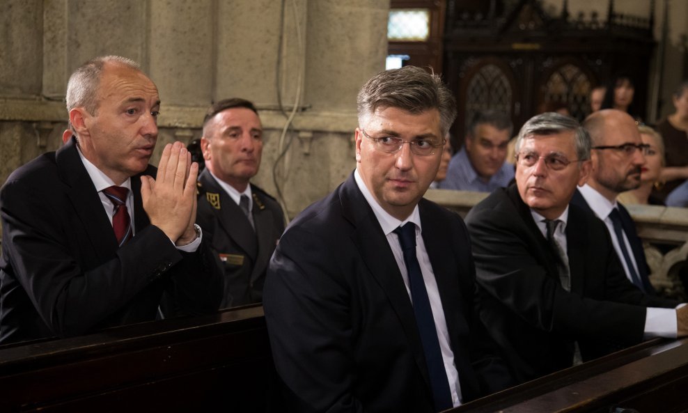 Damir Krstičević, Andrej Plenković i Željko Rainer