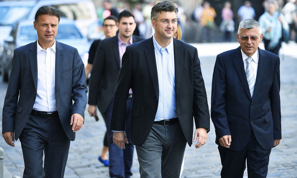 Gordan Jandroković, Andrej Plenković, Željko Reiner