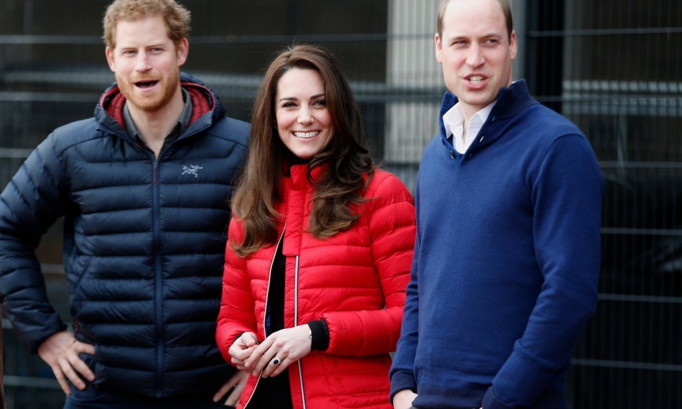 princ Harry, princeza Catherine i princ William