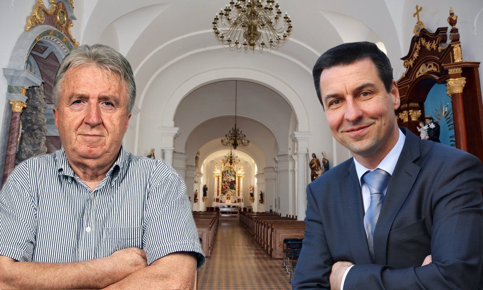 Ivan Markešić, sociolog religije s Instituta Ivo Pilar, i Ladislav Ilčić, predsjednik stranke Hrast