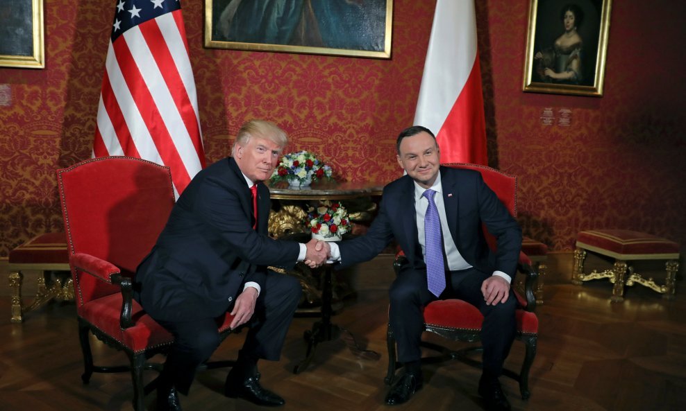 Trump i poljski predsjednik Duda