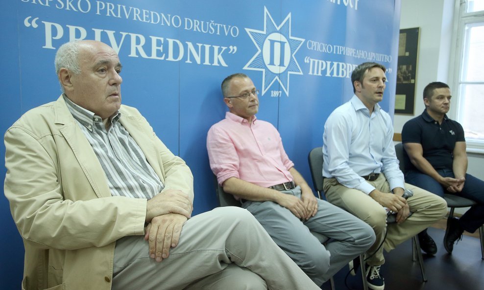 Žarko Puhovski, Zlatko Hasanbegović, Saša Kosanović i Tvrtko Jakovina