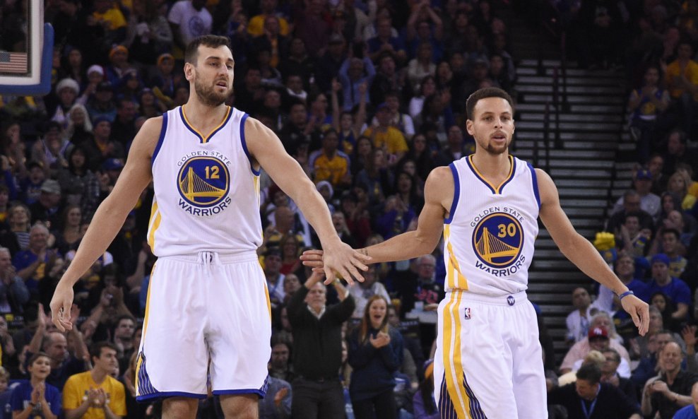 Andrew Bogut i Stephen Curry