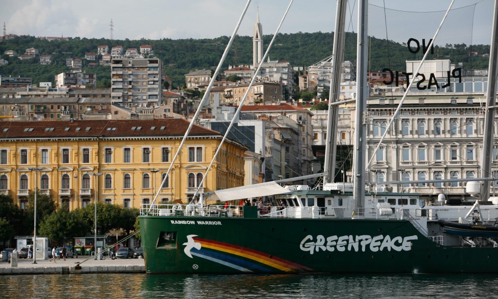 Brod Greenpeacea 'Rainbow Warrior III' u Rijeci