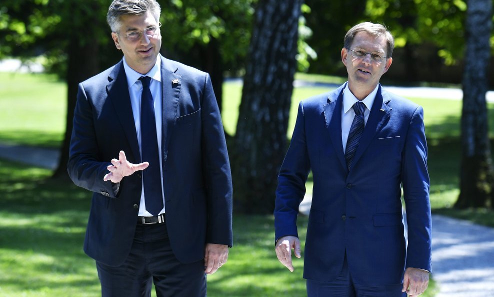 Andrej Plenković i Miro Cerar