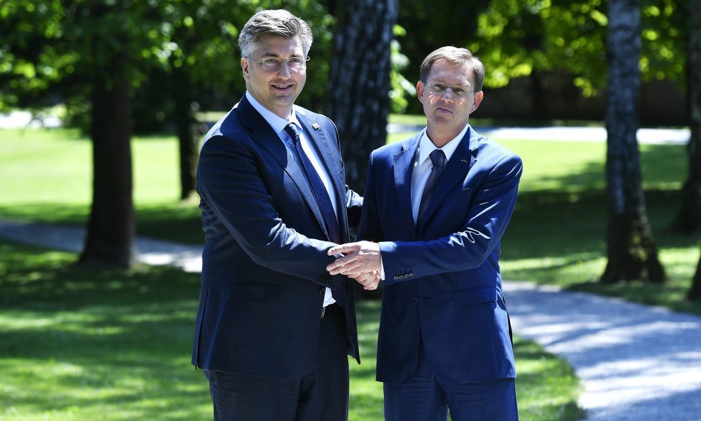 Andrej Plenković i Miro Cerar