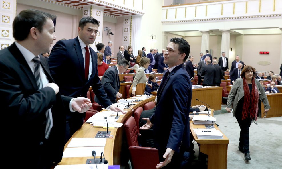 Arsen Bauk, Davor Bernardić i Božo Petrov