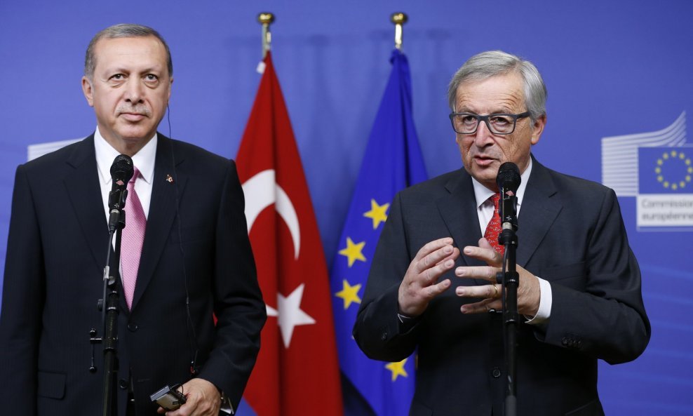 Recep Tayyip Erdogan i Jean-Claude Juncker / Arhivska fotografija