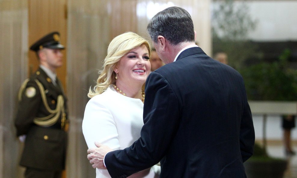 Kolinda Grabar Kitarović i Borut Pahor