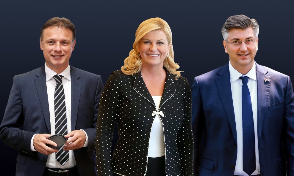 Gordan Jandroković, Kolinda Grabar Kitarović i Andrej Plenković