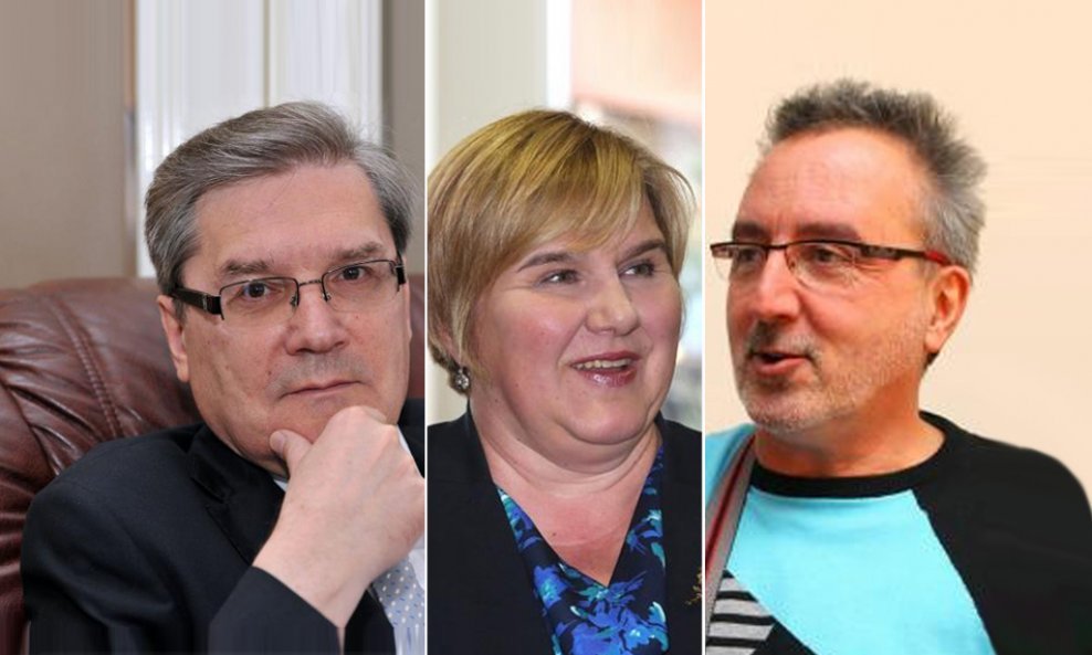 Božidar Petrač (DHK), Željka Markić (U ime obitelji), Nikola Petković (HDP) 