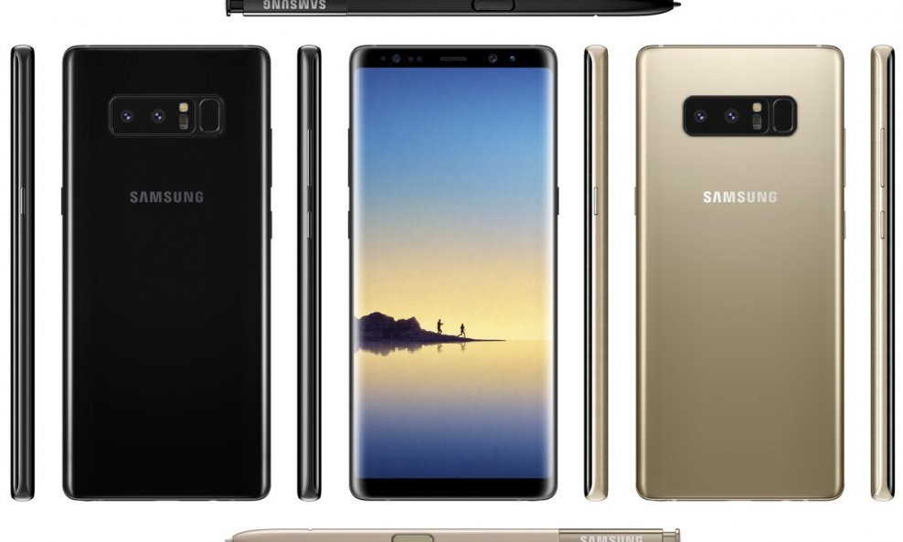 Galaxy Note 8 u crnom i zlatnom izdanju