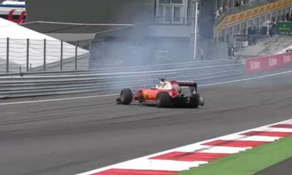 Vettel i eksplozija