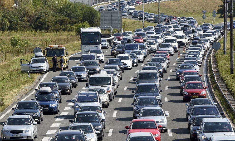 Gužve na hrvatskim autocestama