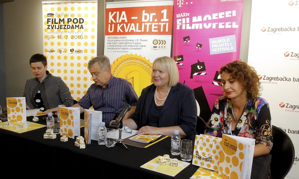  Press konferencija 63. Pulskog filmskog festivala na kojoj je ravnateljica Gordana Restovic najavila program