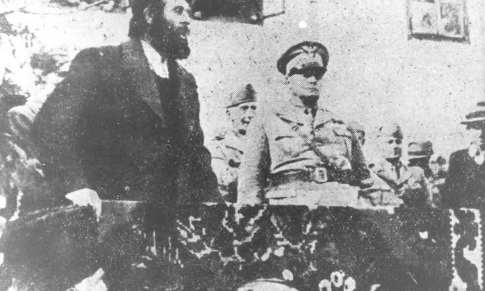 Pavle Đurišić s talijanskim okupatorima