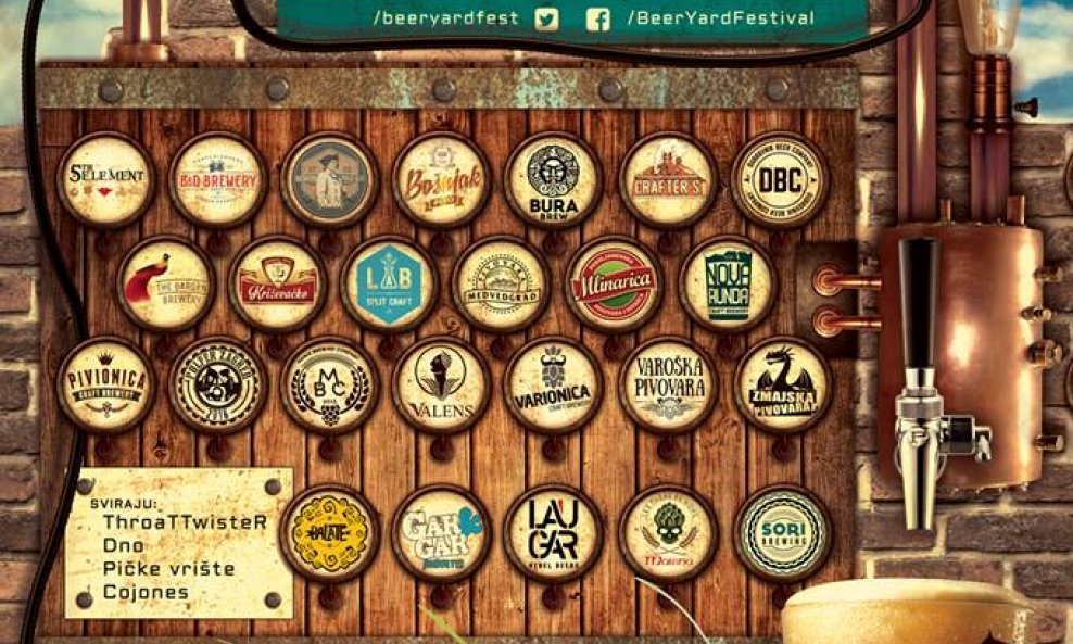 Plakat Beeryard festivala