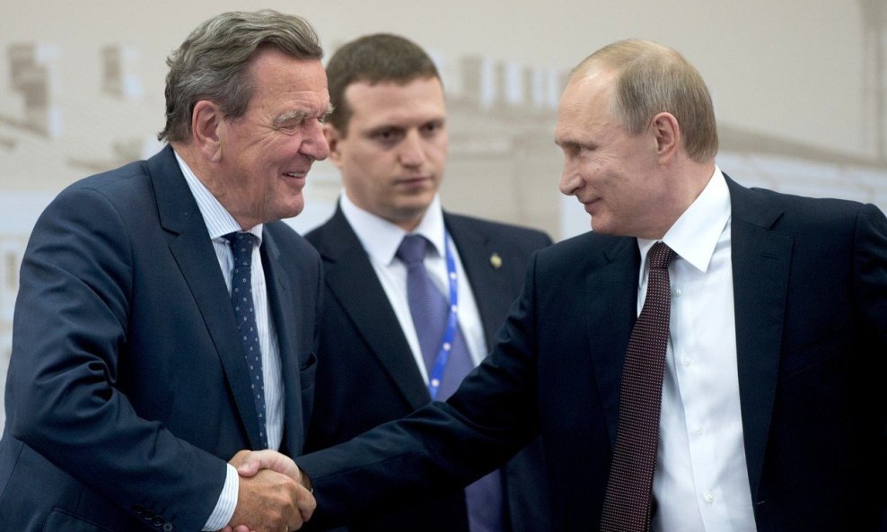 Gerhard Schroeder i Vladimir Putin